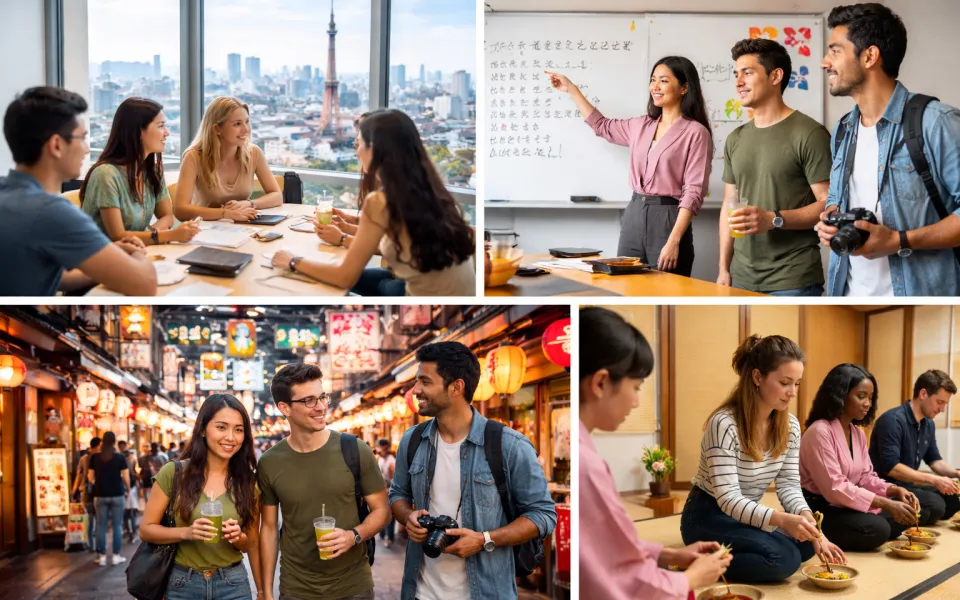 Japans leren in Tokyo, Japan
